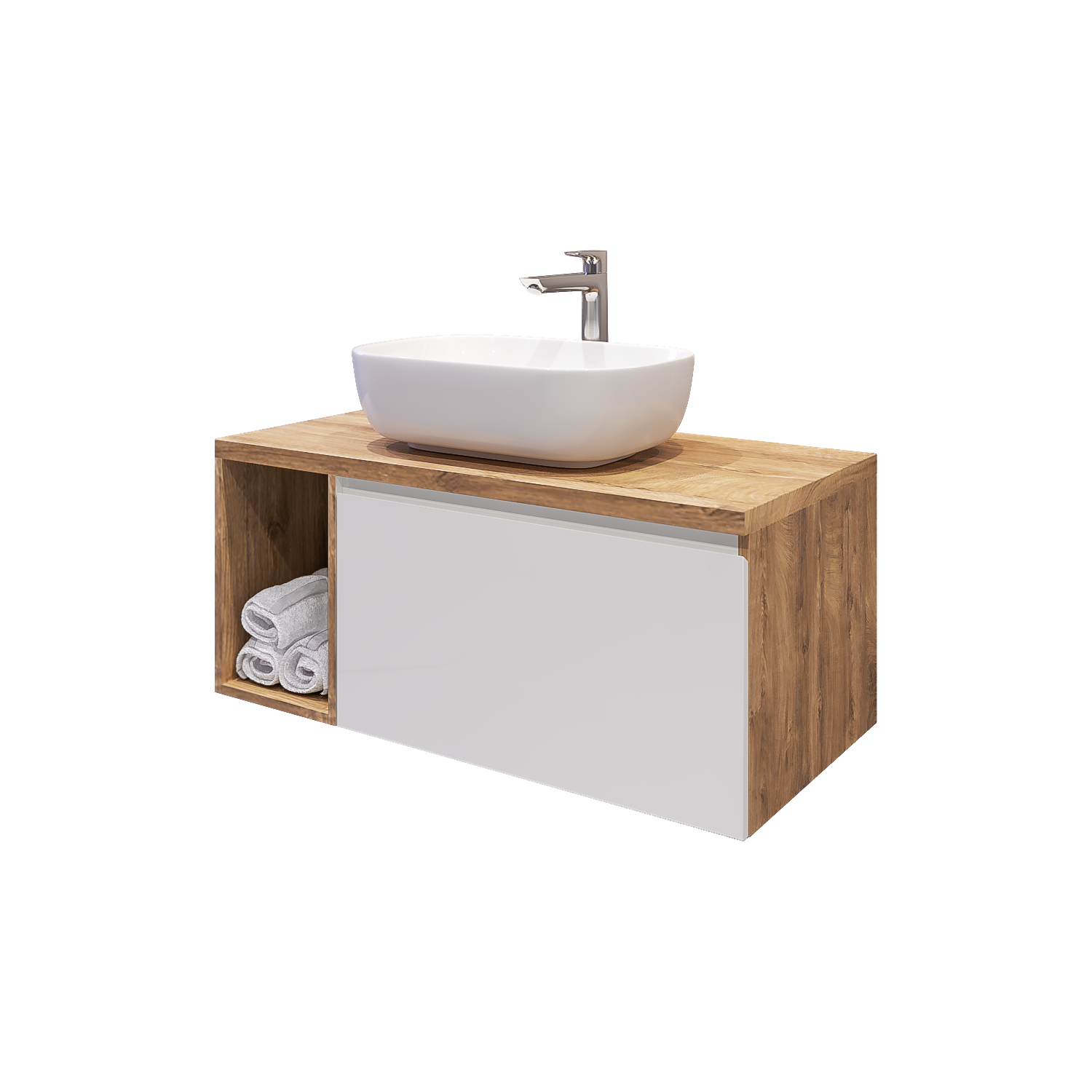 kasai-dolen NEW Долен шкаф за баня Касаи