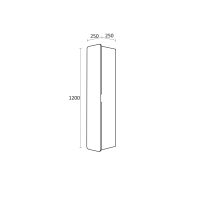 Шкаф за баня колона Амбосели размери