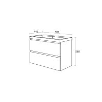 Долен шкаф за баня Бостън