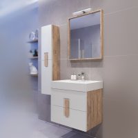 Комплект шкафове за баня Дърбан интериор