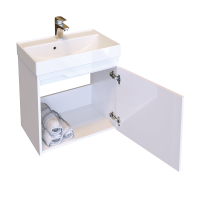 Долен шкаф за баня Етоша отворен