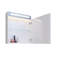 Горен шкаф за баня Етоша отворен