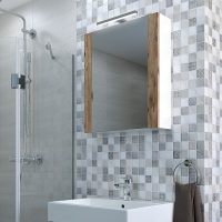 Горен шкаф за баня Хюстън интериор