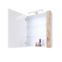 Горен шкаф за баня Хюстън отворен