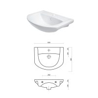 Комплект шкафове за баня Модо