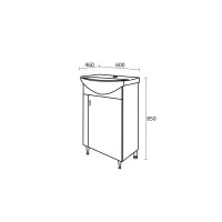 Долен шкаф Модо размер