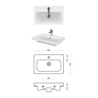Долен шкаф за баня Орегон