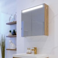 Горен шкаф за баня Орегон интериор