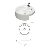 Мивка размери Рондо