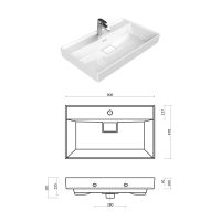 Мивка размери