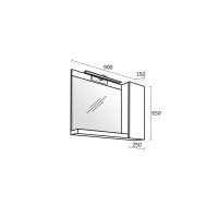 Горен шкаф за баня Степик размери