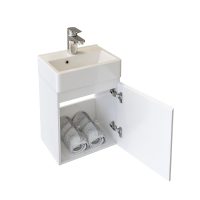 Шкаф за баня с мивка Тулан отворен