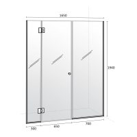 Душ-преграда Марк-Р размер