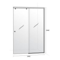 Душ-преграда Римини-Р размер