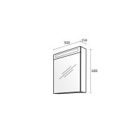 Горен шкаф за баня Тринити