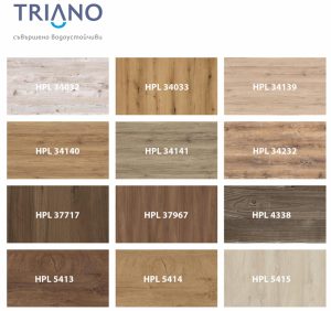 HPL покритие- цветове