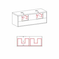 Комплект шкафове за баня Кейптаун