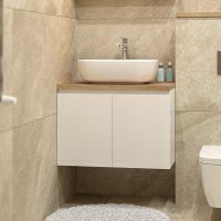 Долен шкаф за баня без мивка Либеро интериор
