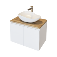 Долен шкаф за баня без мивка Либеро с Roca Ohtake