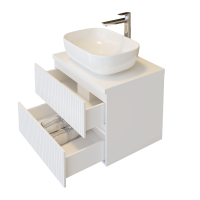 Долен шкаф за баня Страйп отворен